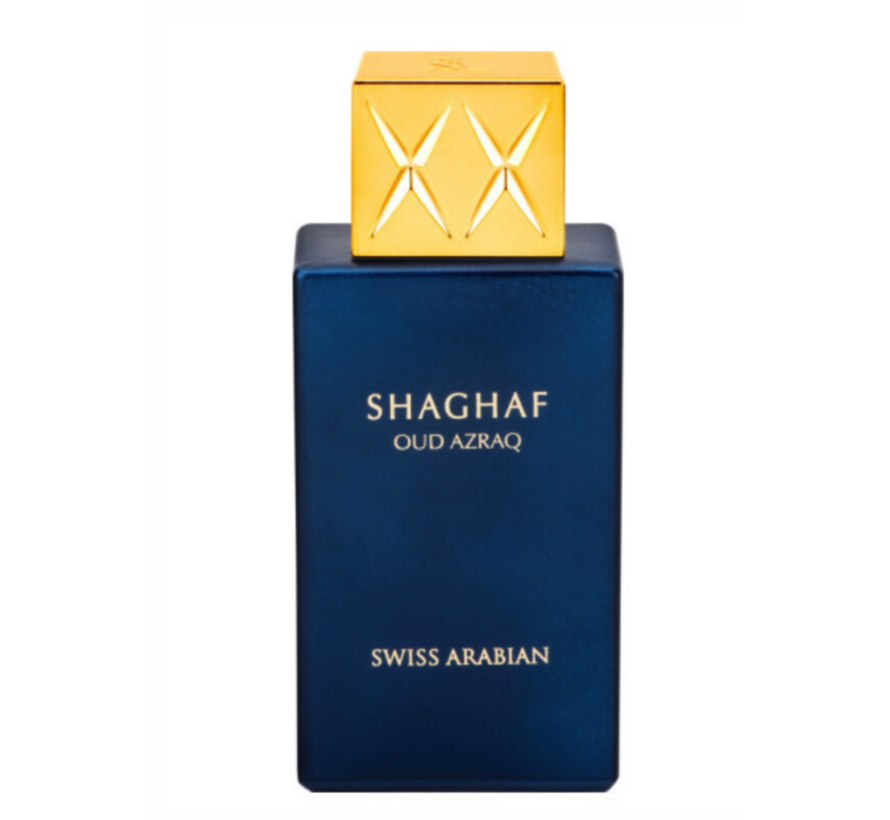 SHAGHAF OUD AZRAQ  75ML + 1 NON BOXED REFILL