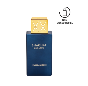 SHAGHAF OUD AZRAQ  75ML  - WITHOUT PACKAGING
