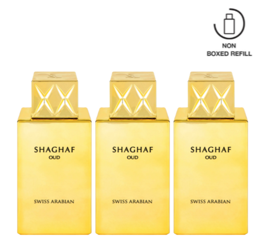 SHAGHAF OUD 75ML -  TEST PACKAGING - 3 PACK