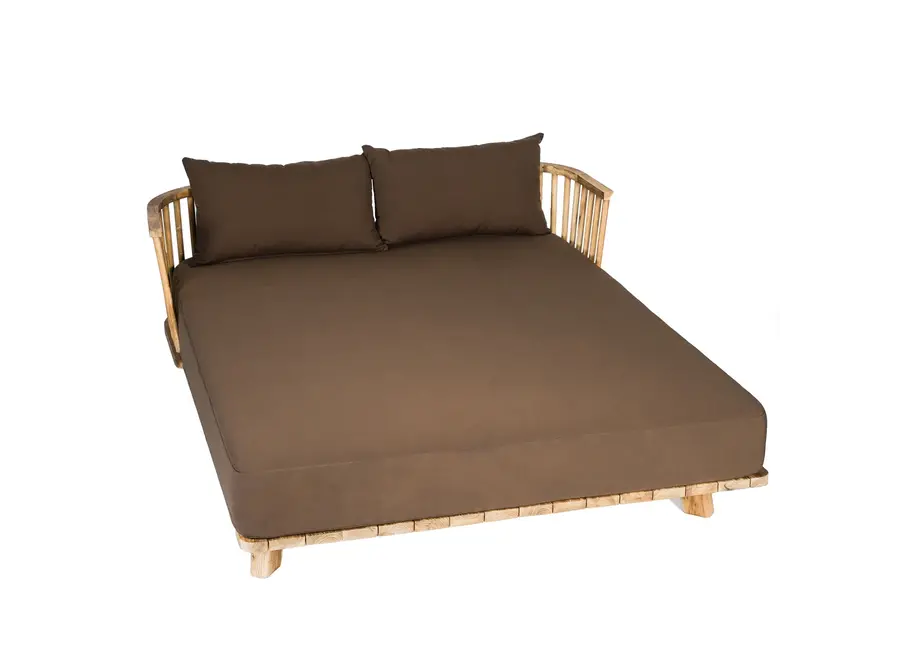 The Double Malawi Daybed - Natural Chocolate
