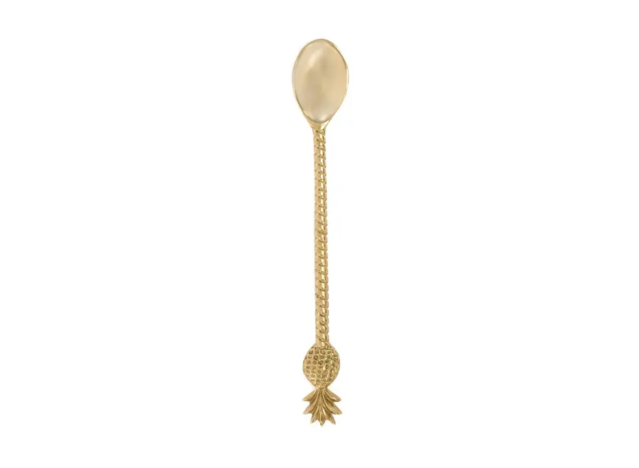 De Pineapple Lange Lepel - Goud