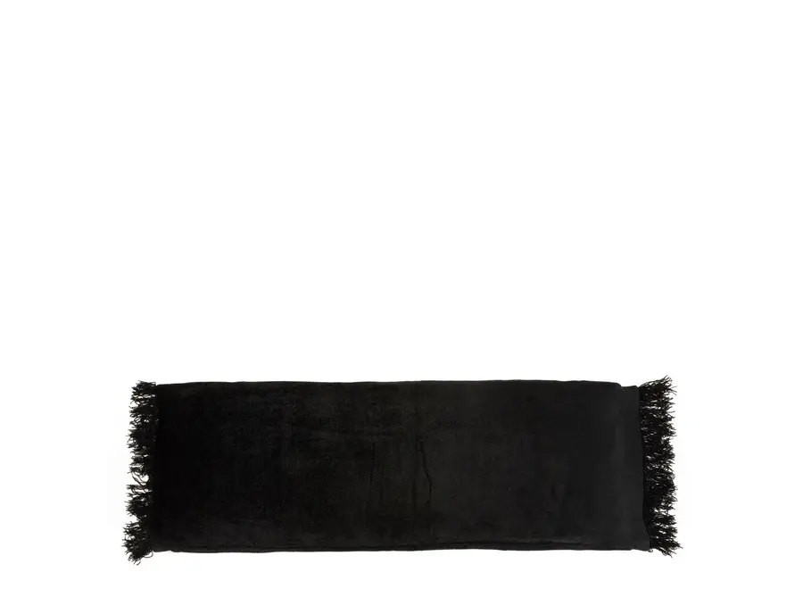 The Oh My Gee Cushion Cover - Black Velvet - 35x100
