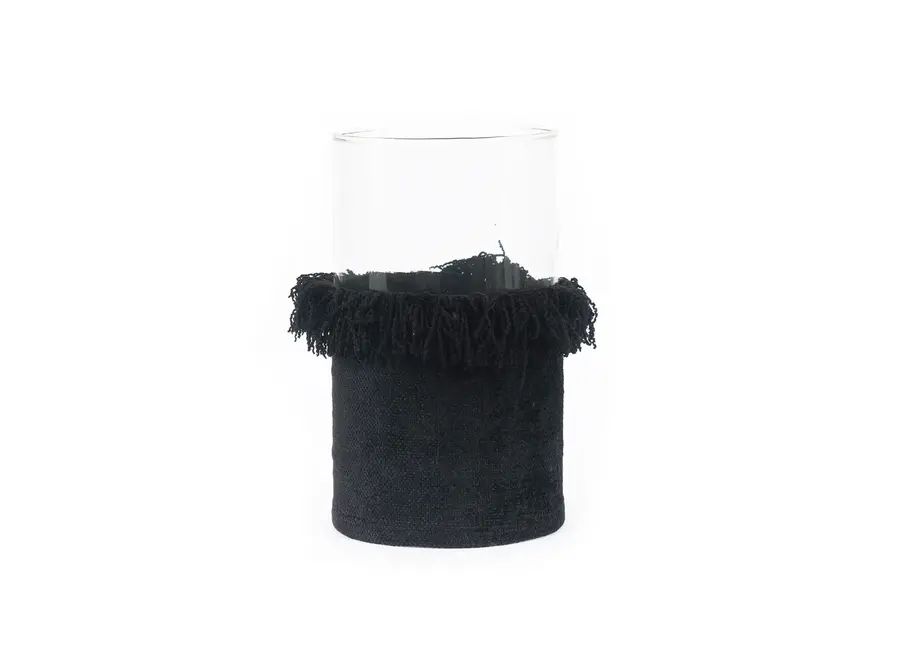 The Oh My Gee Candle Holder - Black Velvet - XXL