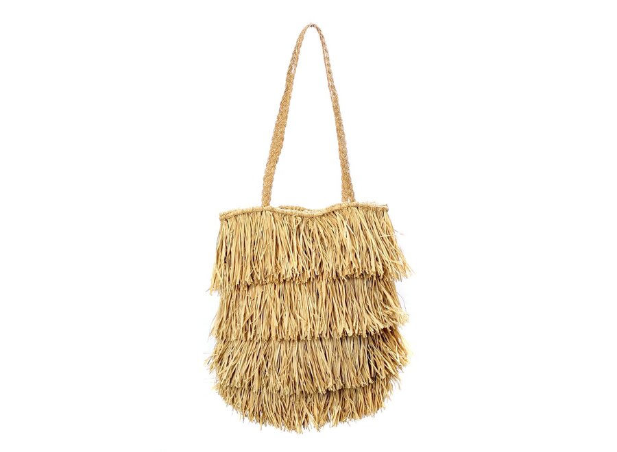 The Raffia Bahamas Tote - Natural