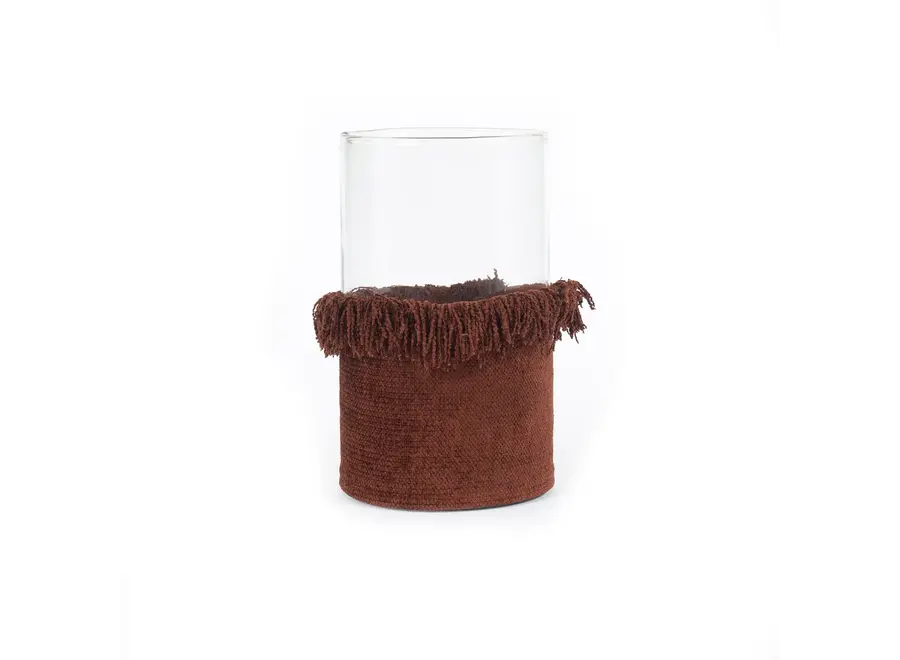 The Oh My Gee Candle Holder - Burgundy Velvet - XXL