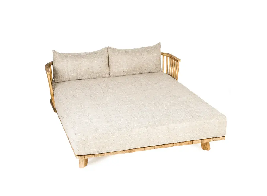 The Double Malawi Daybed - Natural Beige