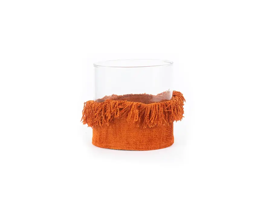 The Oh My Gee Candle Holder - Rust Velvet - XL