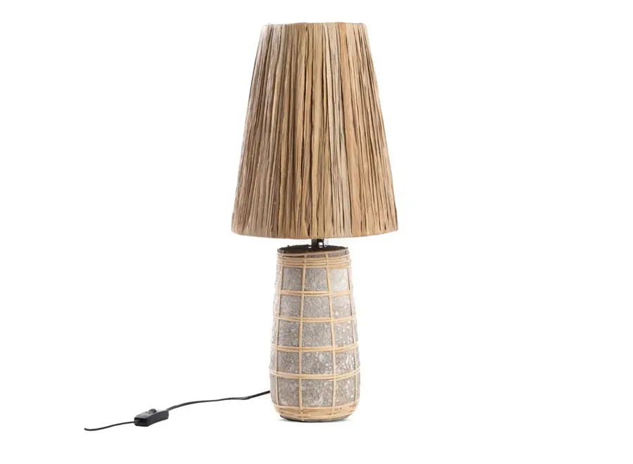 The Naxos Table Lamp - Concrete Natural