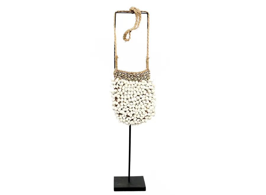 The Shell Purse on Stand