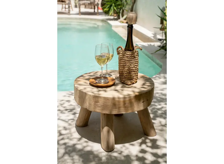 The Rhodes Side Table - Natural