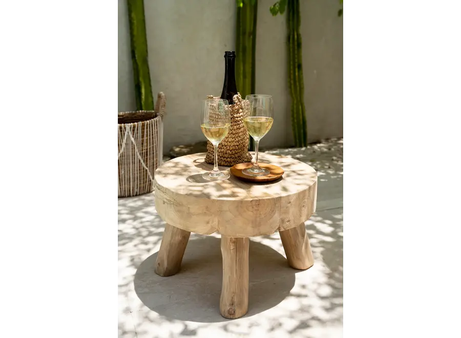 The Rhodes Side Table - Natural