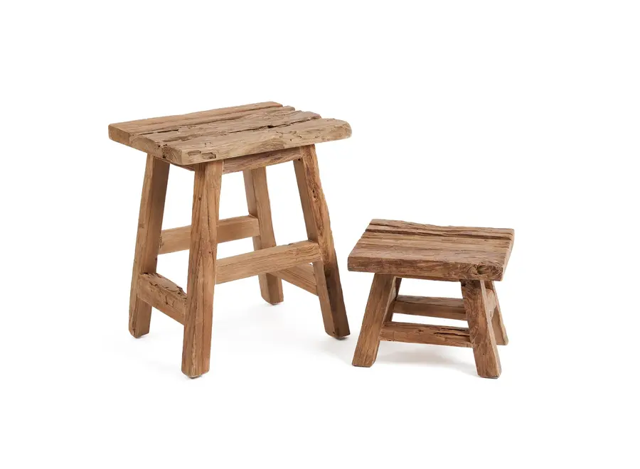 The Yoke Stool - Natural - S