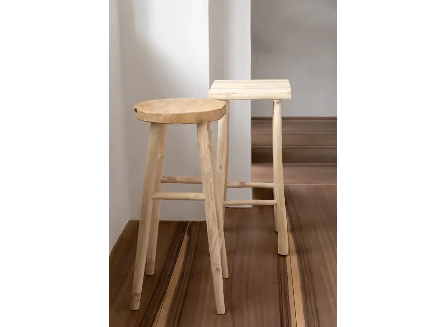 The Island Bar Stool - Natural