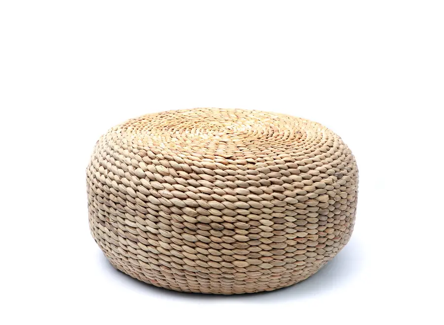 The Hyacinth Pouffe - Natural - M