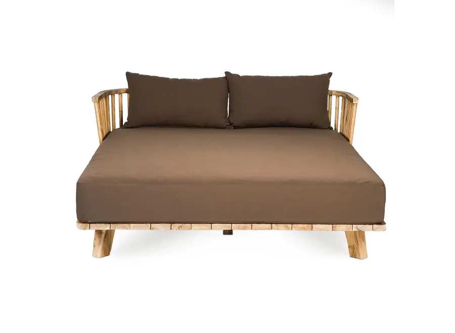 The Double Malawi Daybed - Natural Chocolate