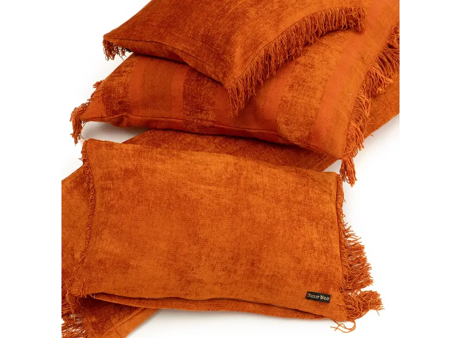 The Oh My Gee Cushion Cover - Rust Velvet - 30x50