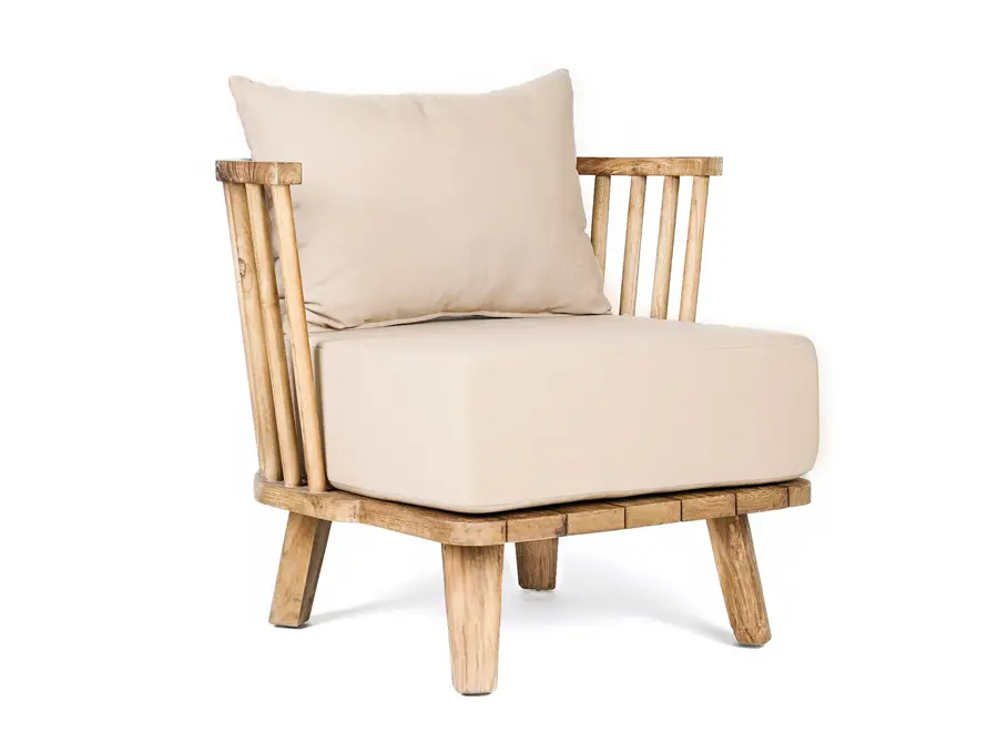 The Malawi One Seater - Natural Stone