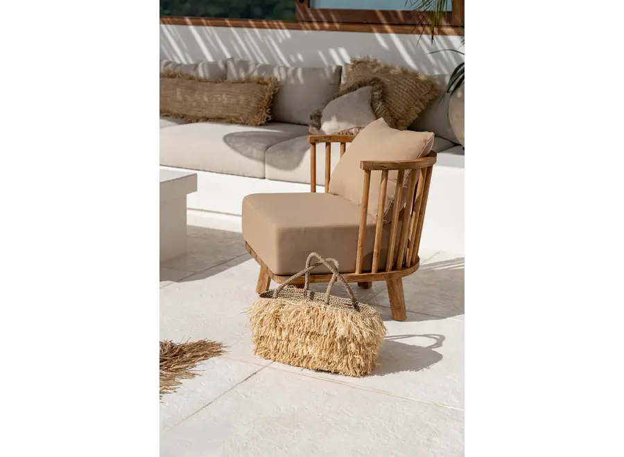 The Malawi One Seater - Natural Stone