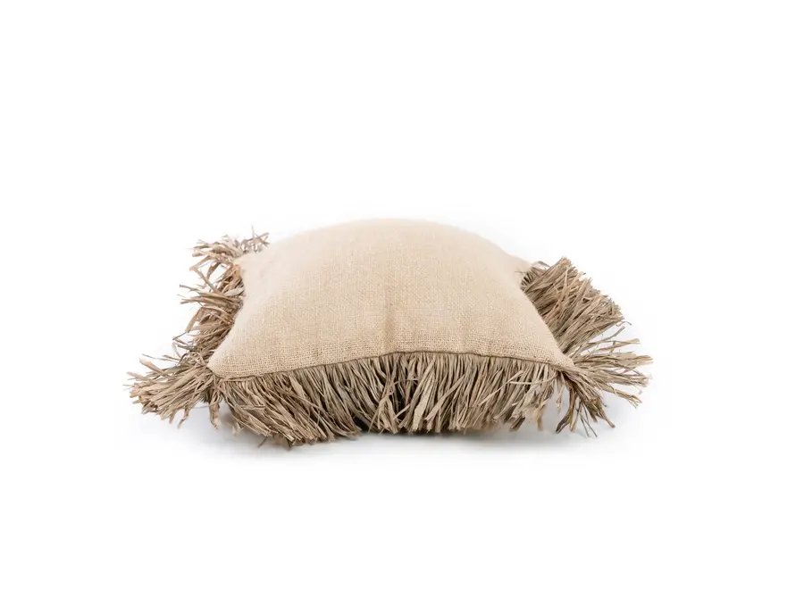 The Jute Bonita Cushion Cover - Natural - 40x40