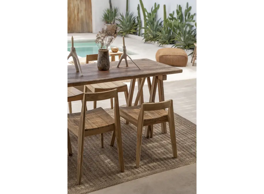 The Ydra Dining Chair - Natural - Outdoor