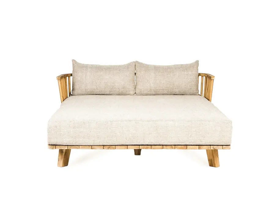 The Double Malawi Daybed - Natural Beige