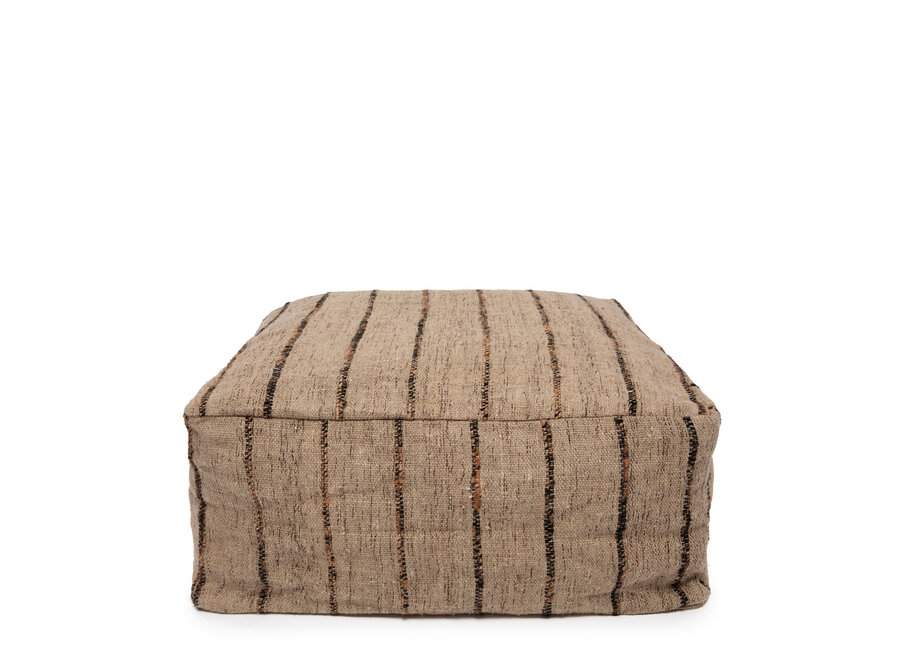 The Oh My Gee Pouffe - Beige Black