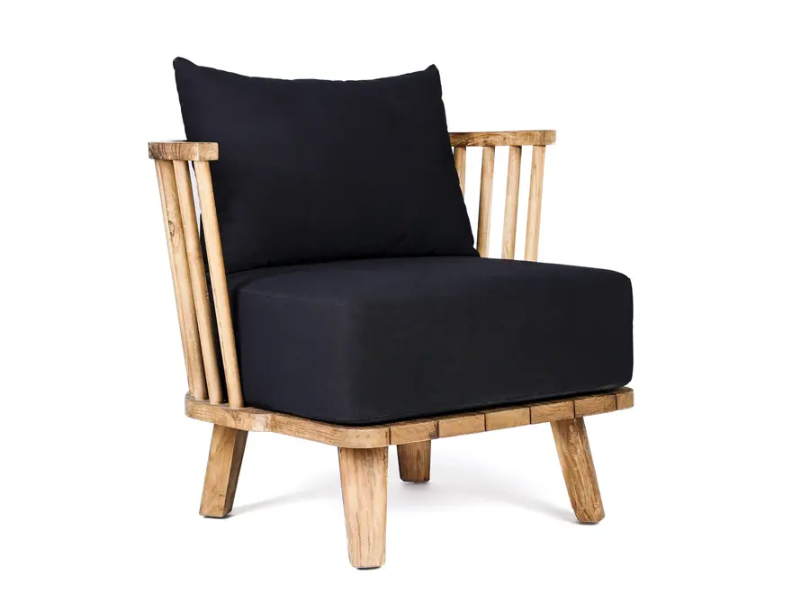 The Malawi One Seater - Natural Black