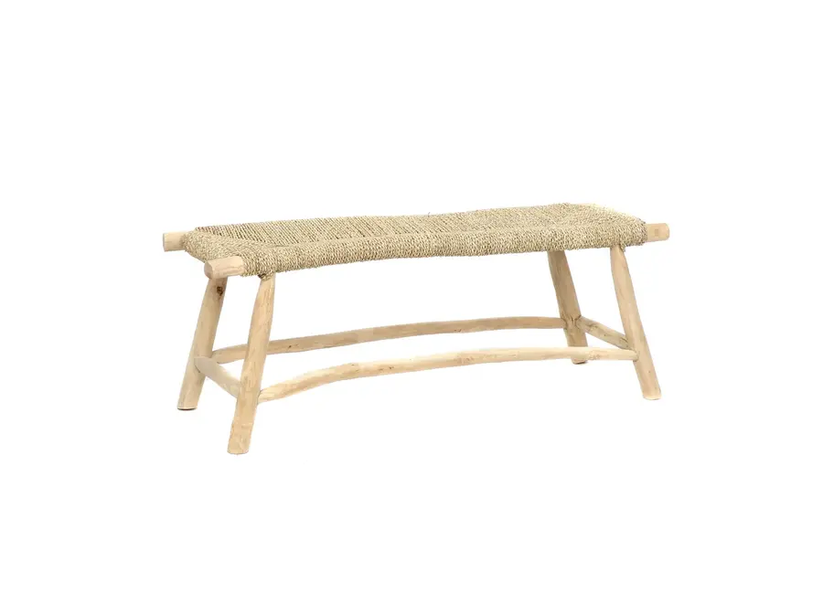 The Porto Seagrass Bench - Natural - L