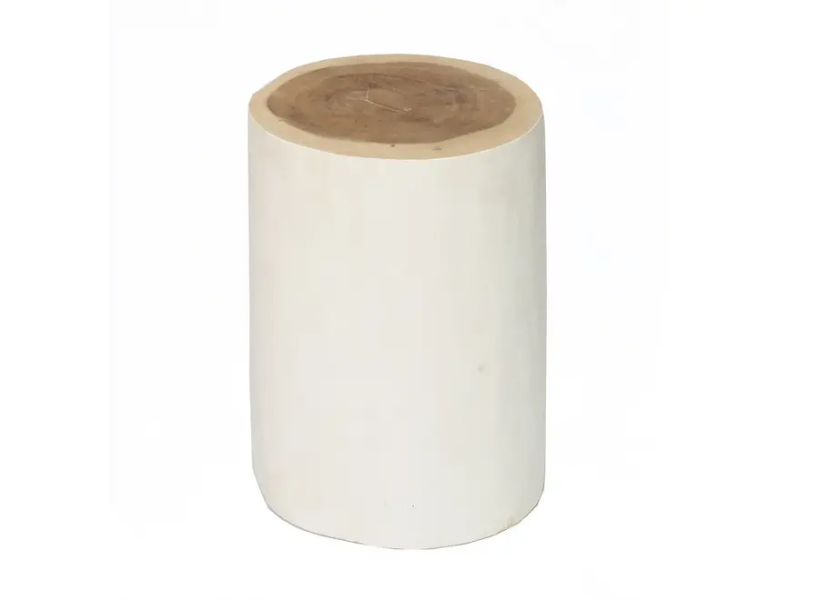 The Tribe Stool - Natural White