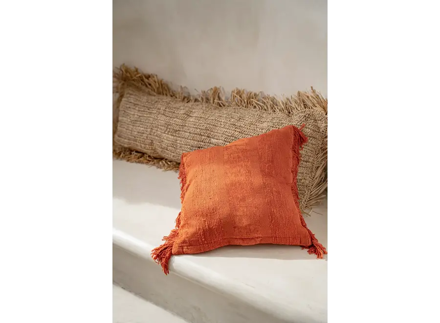 The Oh My Gee Cushion Cover - Rust Velvet - 40x40