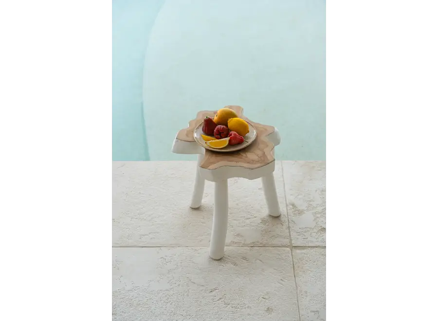 Il Tavolino Organico - Naturale Bianco