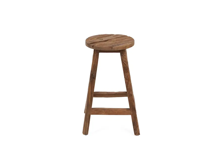 The Shibori Bar Stool - Natural