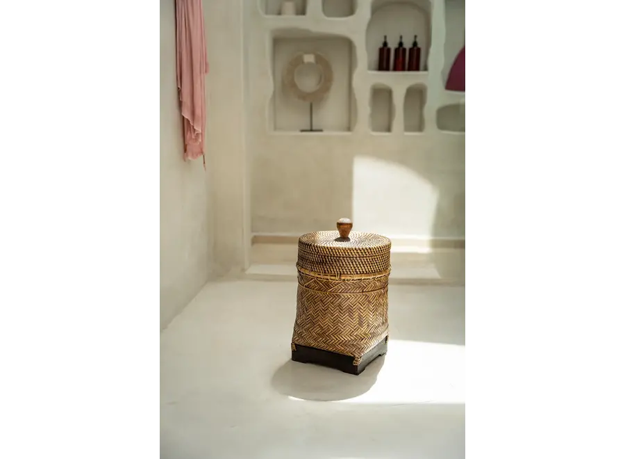 Le Panier Bathroom Bin - Naturel Marron