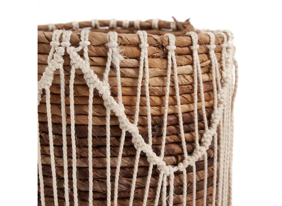 The Macra-mazing Basket - Natural White - L