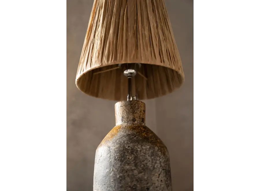 Lampada da Tavolo Ithaka - Grigio Antico Naturale