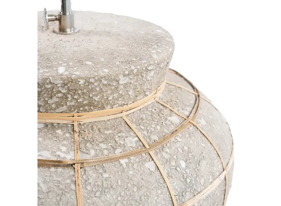 The Kythira Table Lamp - Natural Concrete