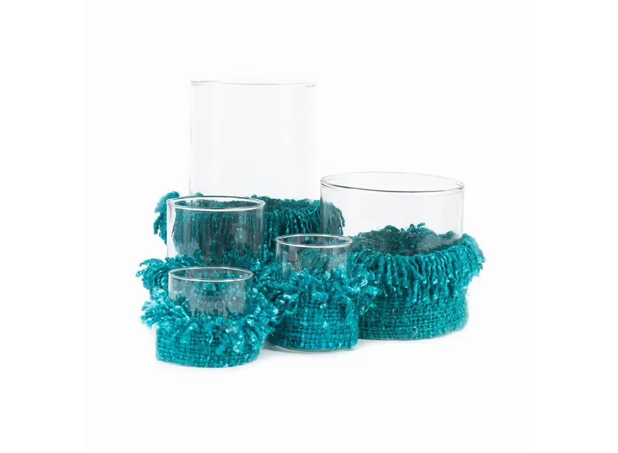 The Oh My Gee Candle Holder - Aqua - XXL