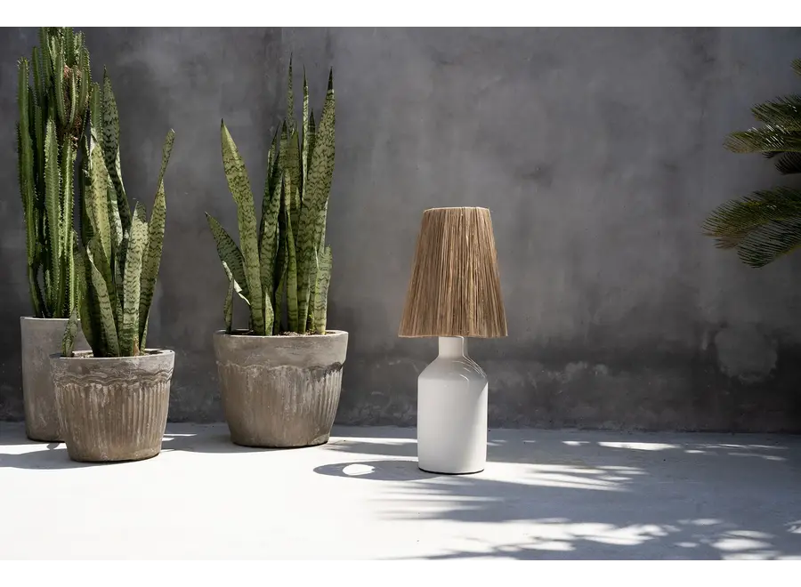 The Bedouin Table Lamp - White Natural