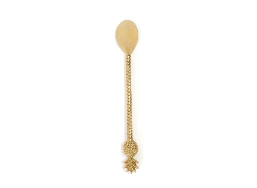 The Pineapple Long Spoon - Gold