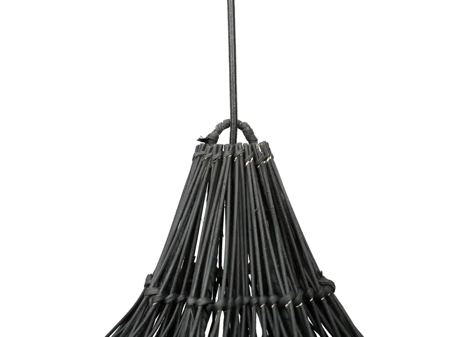 La Lámpara Colgante Whipped - Negro - XL