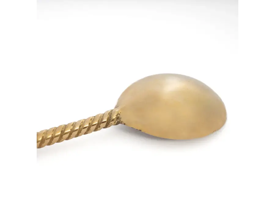 The Palm Tree Salad Spoon - Gold