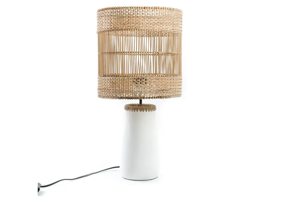 The Kiska Table Lamp - White Natural