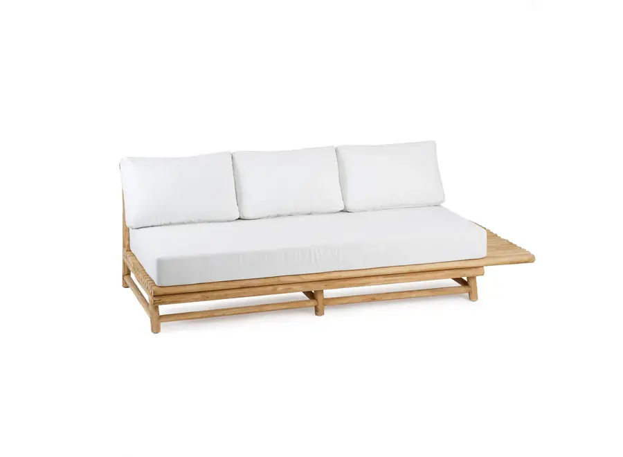 The Nusa Penida Three Seater - Natural White - Outdoor