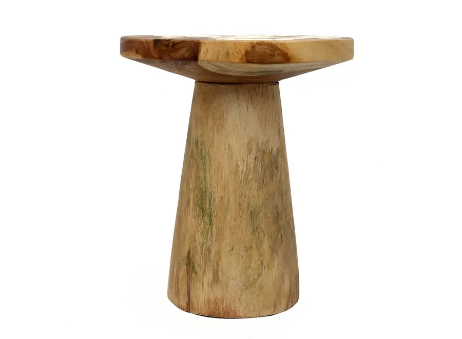 La Table D'appoint Timber Conic - Naturel - 50