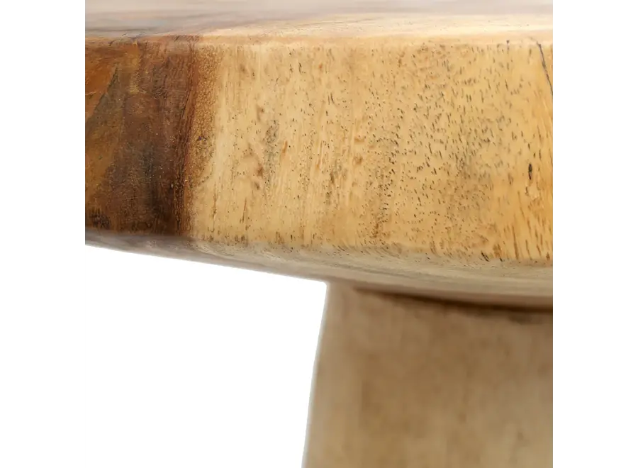 The Timber Conic Side Table - Natural - 50