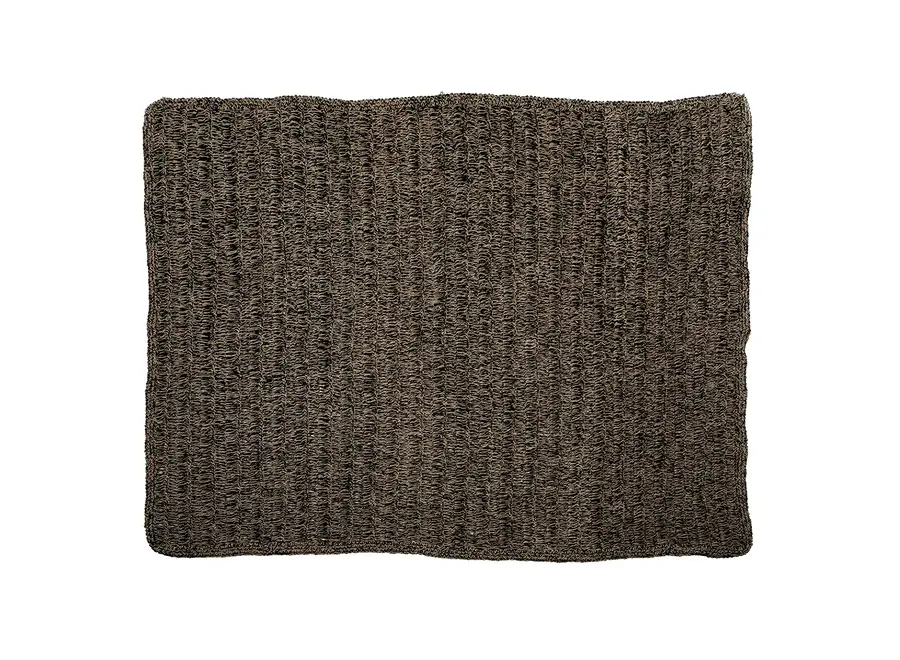 The Seagrass Carpet - Natural Black - 200x300