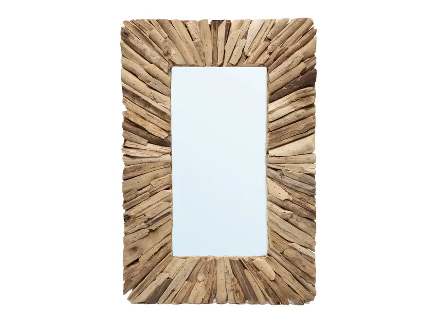 The Driftwood Framed Mirror - Natural - M