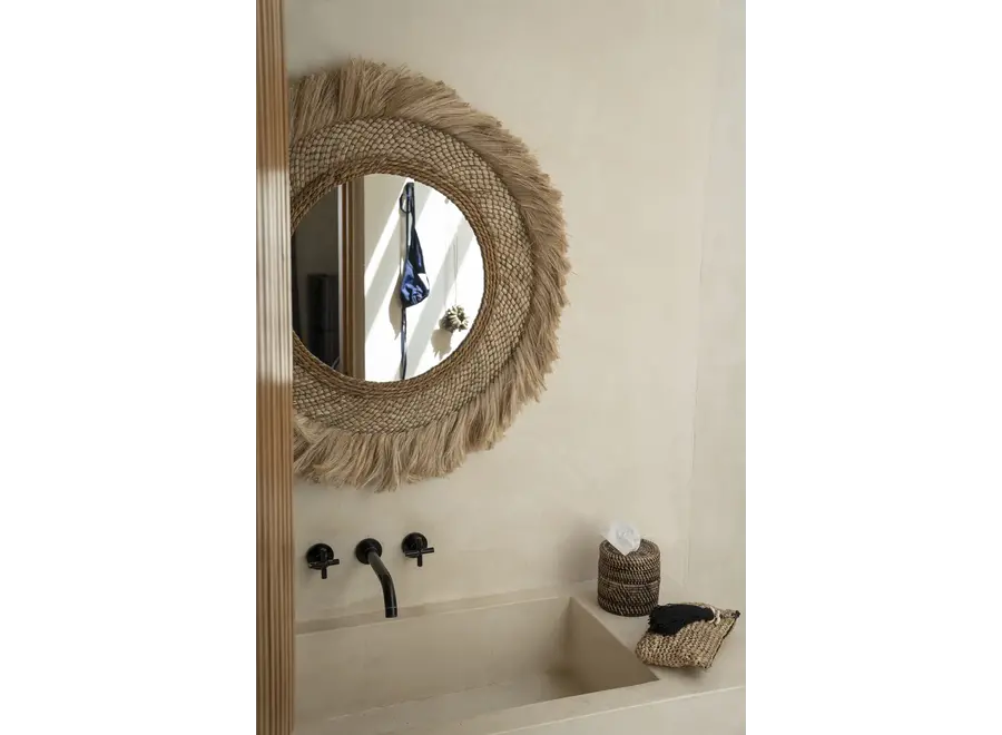 The Capri Mirror - Natural - L