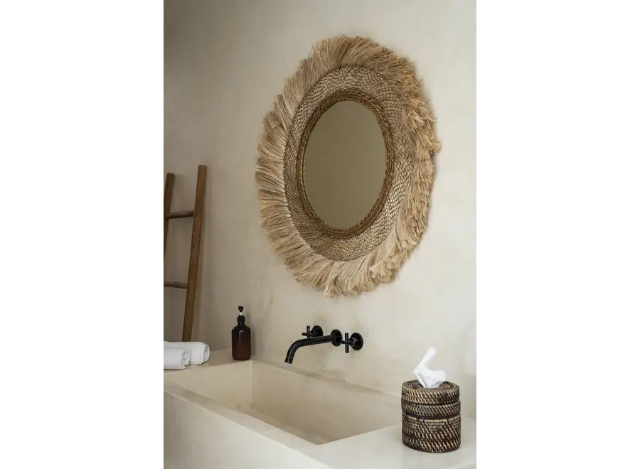 The Capri Mirror - Natural - L