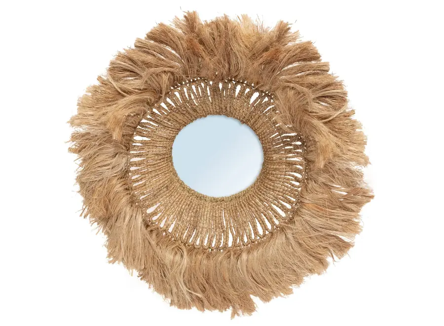 The Abaca Solomon Mirror - Natural